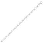 Sterling Silver Thick Square Paperclip Chain Necklace 10mm 18 Inch