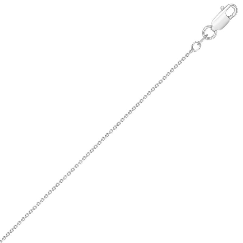 Sterling Silver Round Cable Chain Necklace 1.5 mm