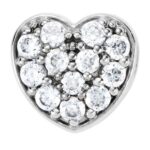 Diamond Cluster Heart Pendant 1 5 CTW Diamond Cluster Heart Pendant 1 5 CTW