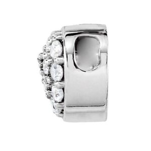 Real Diamond Cluster Heart Pendant 1 5 CTW