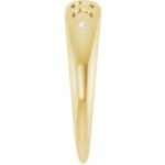 14K Gold Phases of the Moon Ring thickness