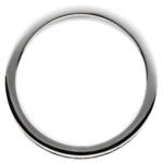 14K Gold Star of David Band Ring side