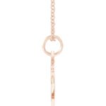 Plain 14K Rose Gold Chai Necklace