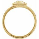 Real 14K Gold Oval AAA Australian White Opal Diamond Halo Ring