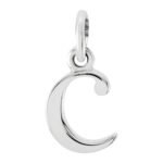 Sterling Silver Lowercase Initial Necklace 16 Inch